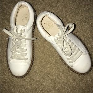 White platform shoes